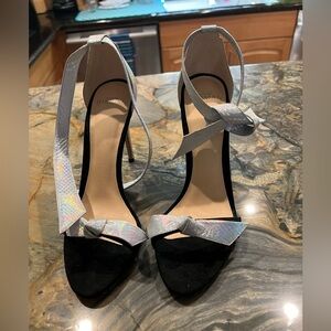 Alexandre Birman holographic strappy heels 37.5 never worn.